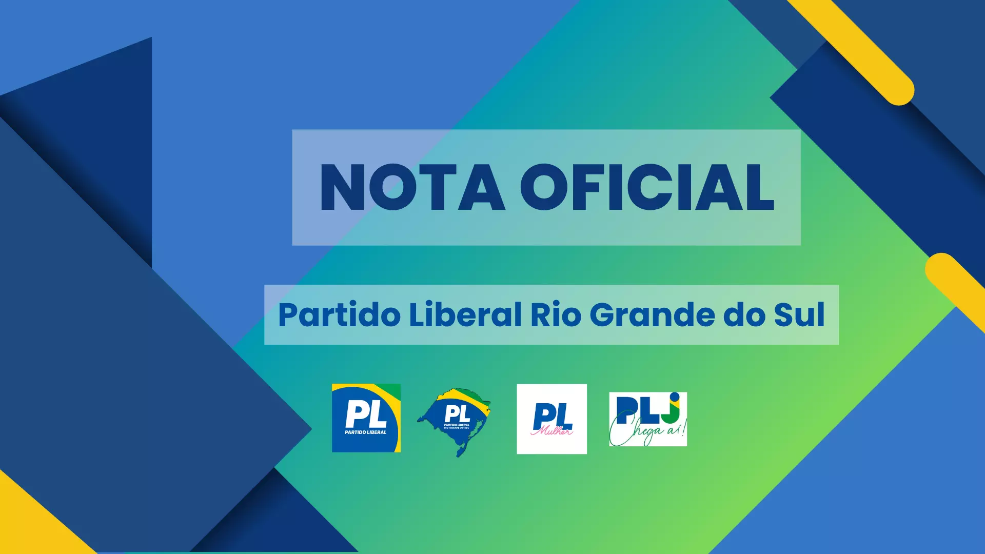 NOTA DO PARTIDO LIBERAL RIO GRANDE DO SUL